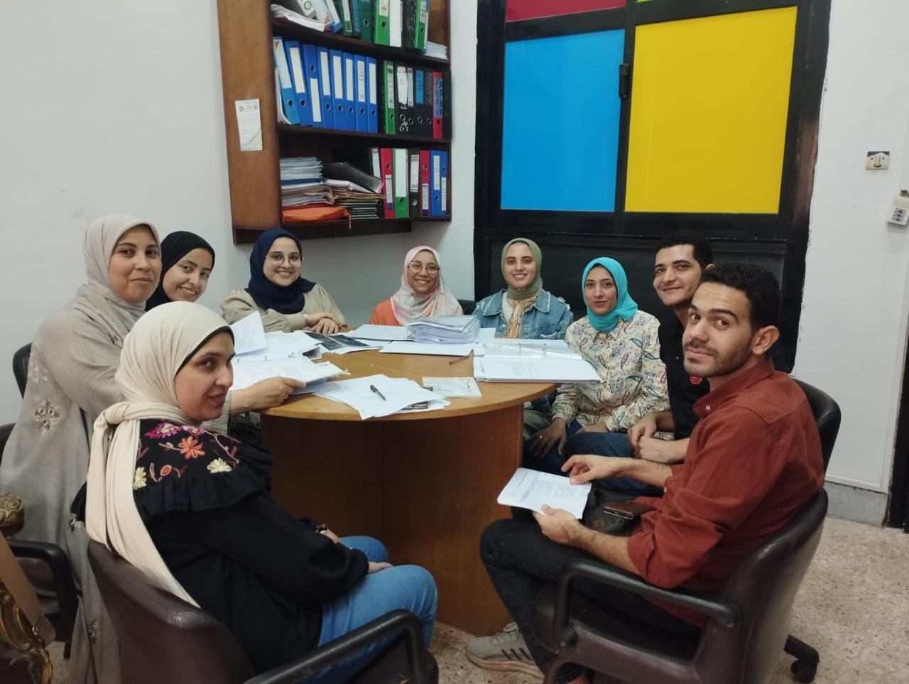 لمتابعة ملفات الجودة: اجتماع الفريق التنفيذي لمعايير الاعتماد البرامجي بتجارة طنطا